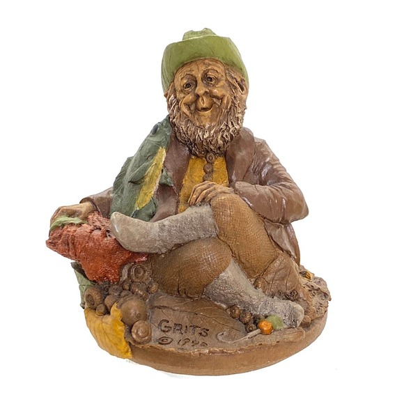 Vintage Thomas F Clark Gnome Grits 1990 #37 From Carin Studio - Picture 1 of 2